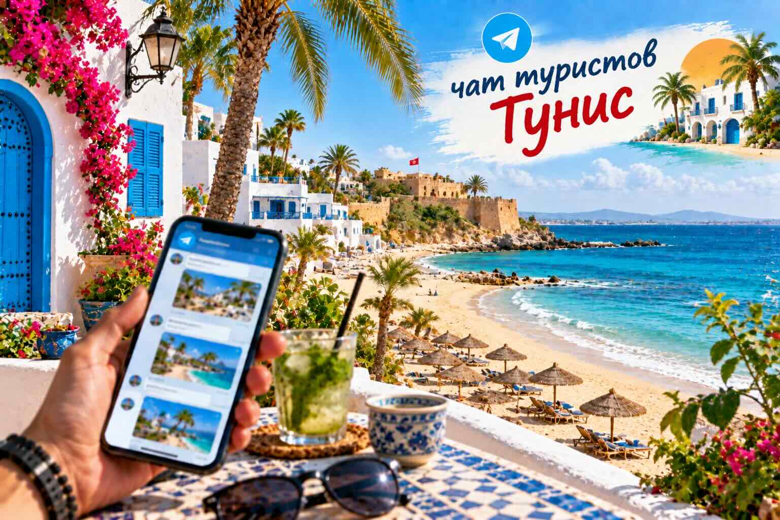 Чат туристов Туниса в Telegram (ТГ): курорты, отели и отдых