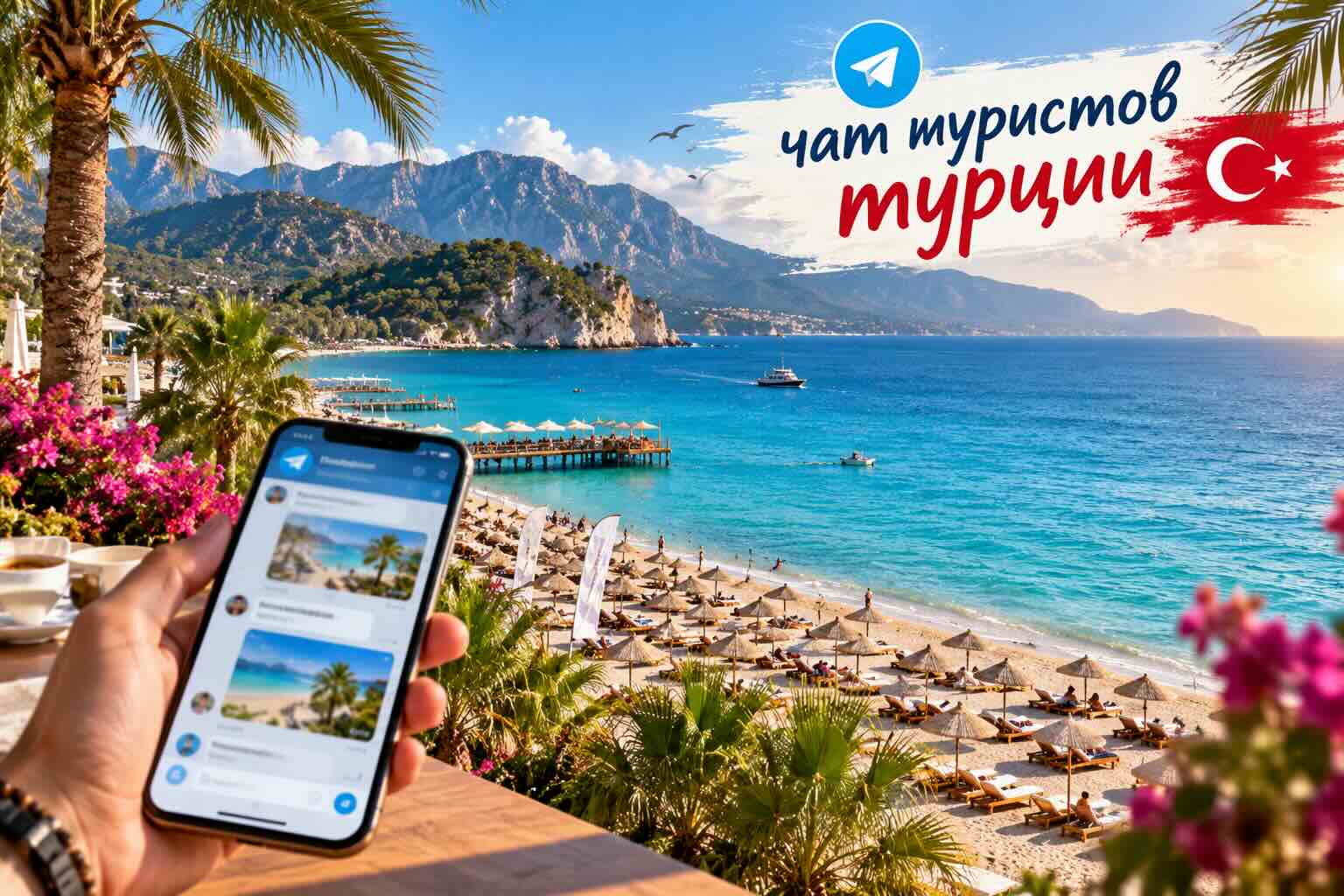 Чат туристов Турции в Telegram (ТГ): курорты, отели и отдых