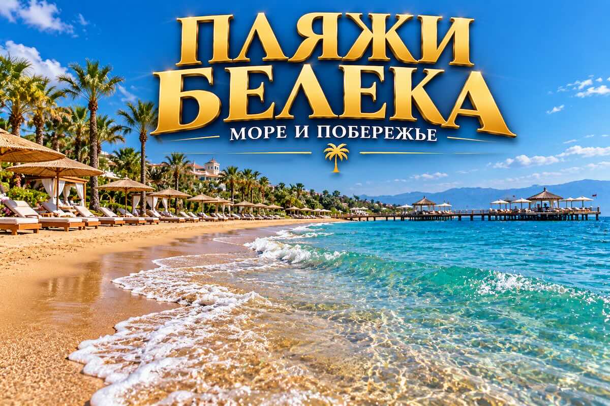 Море и пляжи Белека: песок, вход в море и глубина — отзывы туристов