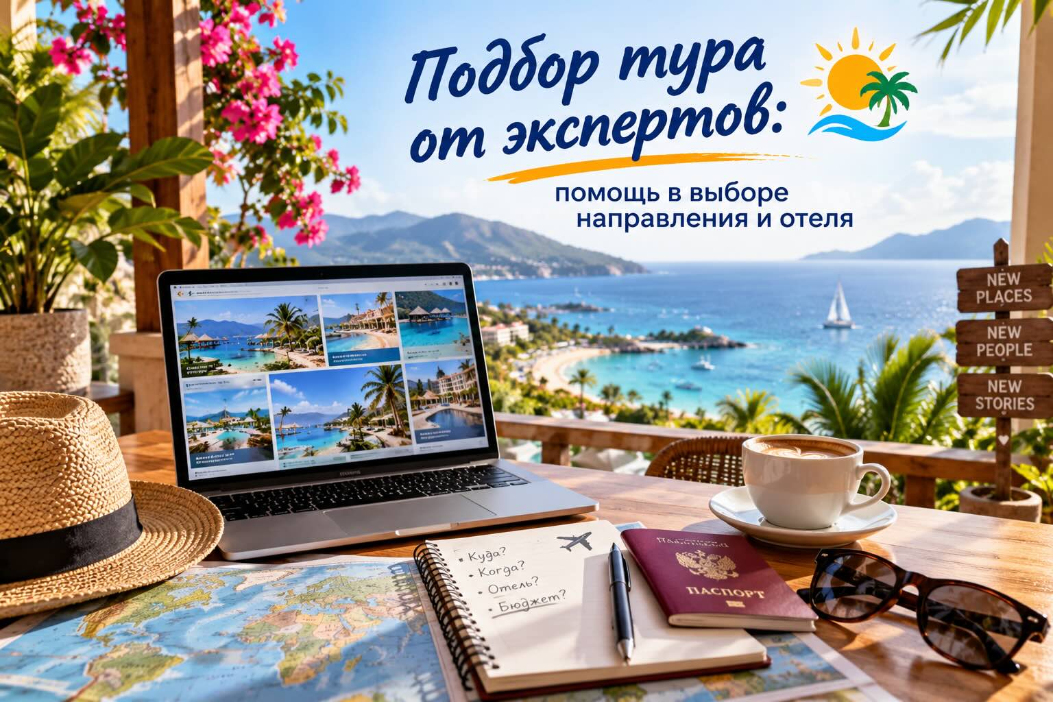 Подбор тура от экспертов: помощь в выборе направления и отеля
